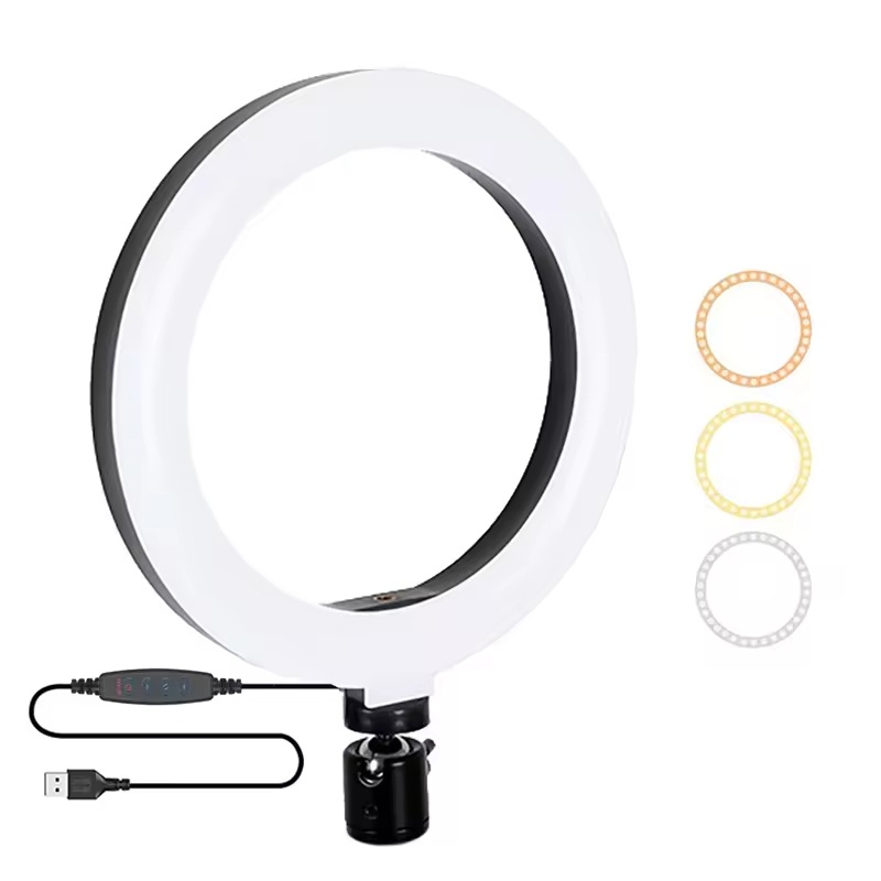 Photography Lighting Set Up - إضاءة حلقية للسيلفي بحجم 16/26/33 سم،