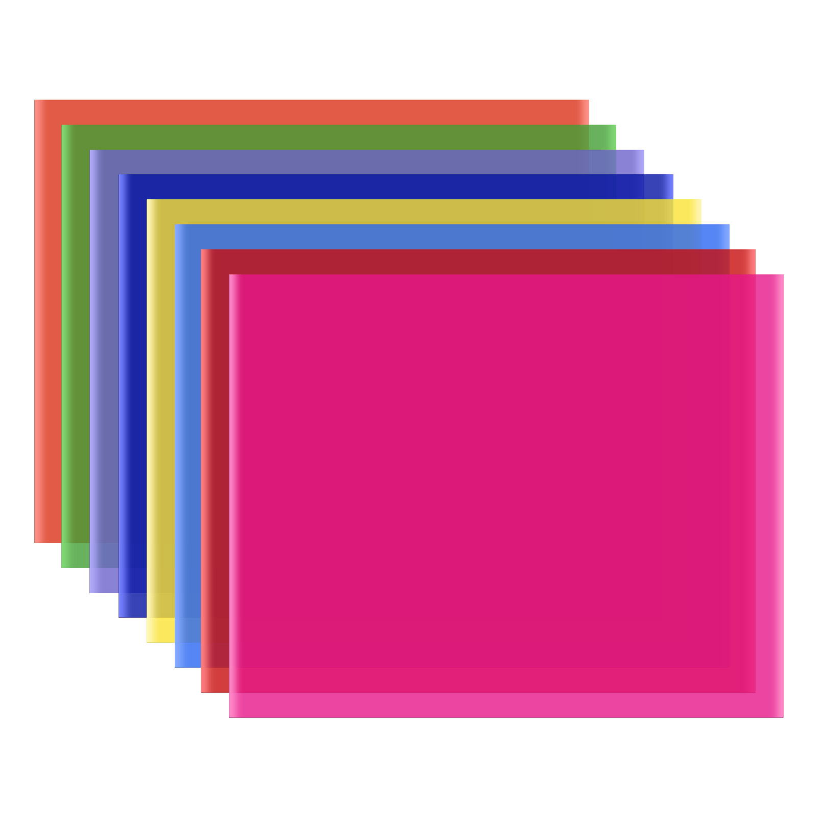 Coloured Gel Set - مجموعة من 8 ألوان من فلاتر