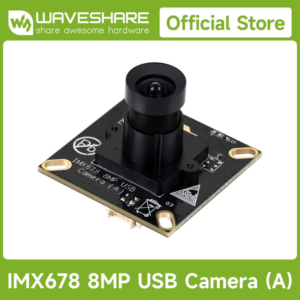 Photography Lighting Gear - وحدة كاميرا USB Waveshare IMX678 8MP