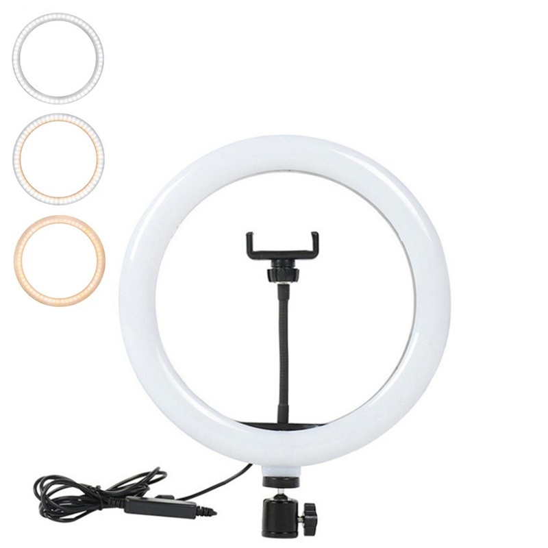 Photography Lighting Set Up - ضوء فيديو دائري LED قابل للتعتيم