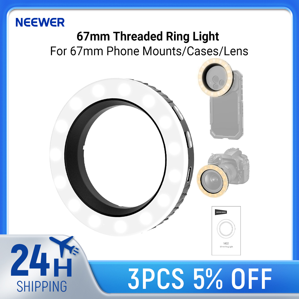 Photography Lighting Case - إضاءة حلقية أساسية من NEEWER بقطر