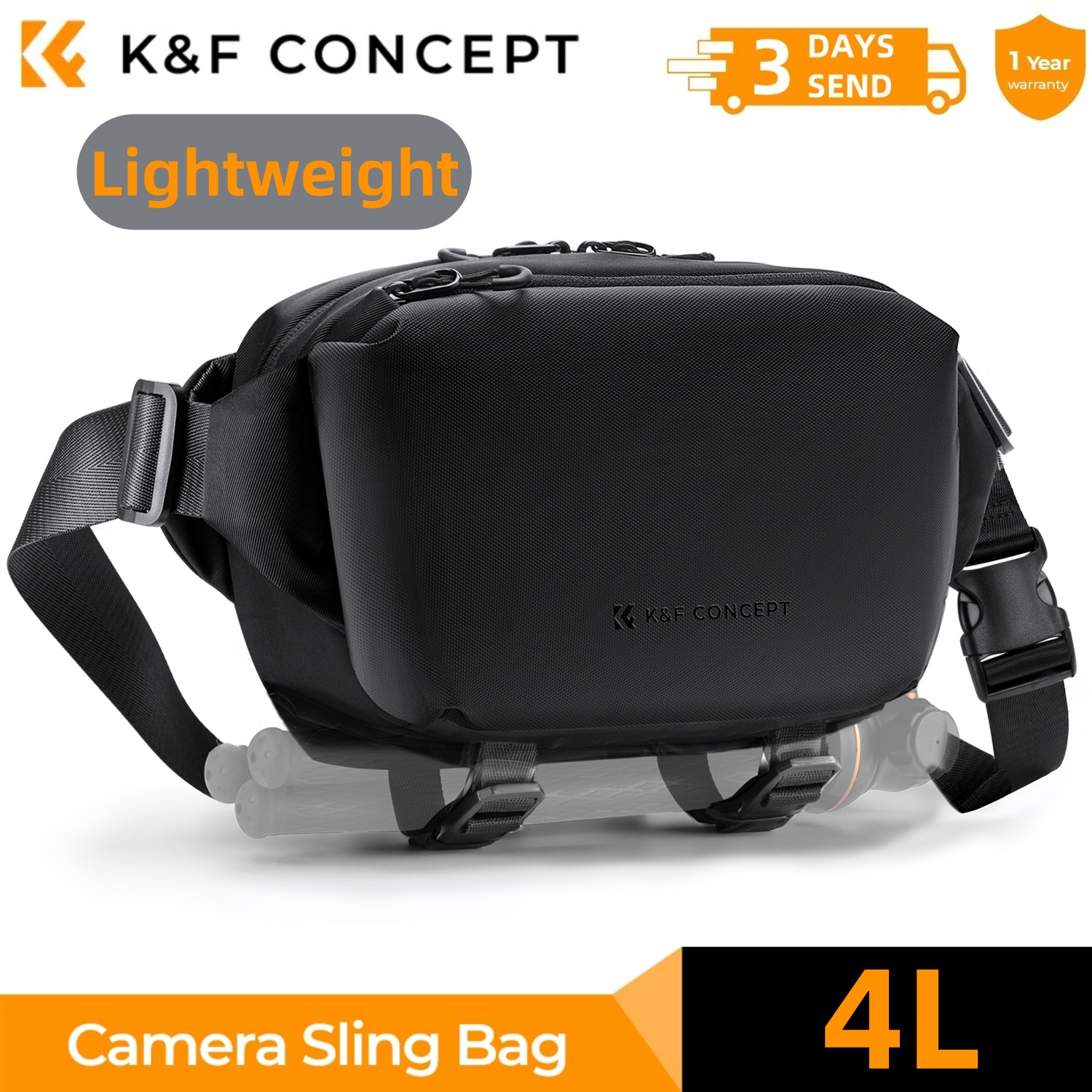 Photography Lighting Bag - حقيبة كاميرا K&F CONCEPT 4L خفيفة