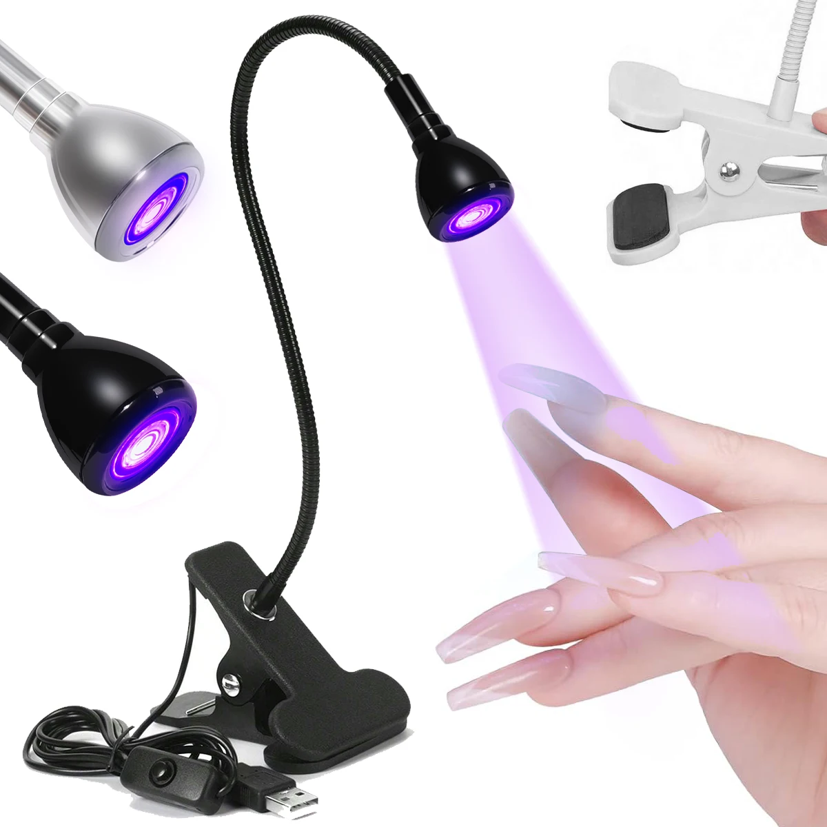 Photography Lighting Gels - LED ضوء الأشعة فوق البنفسجية لتجفيف