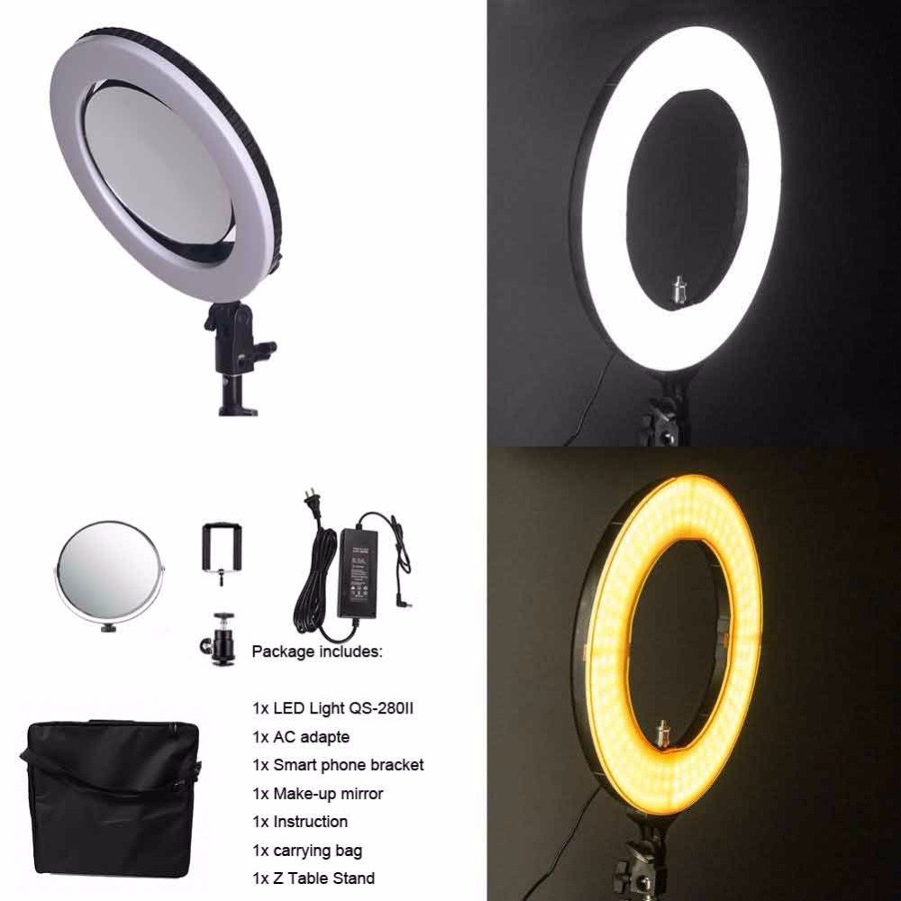 Learn Photography Lighting - 10 ''QS-280II 95RA ثنائي اللون LED