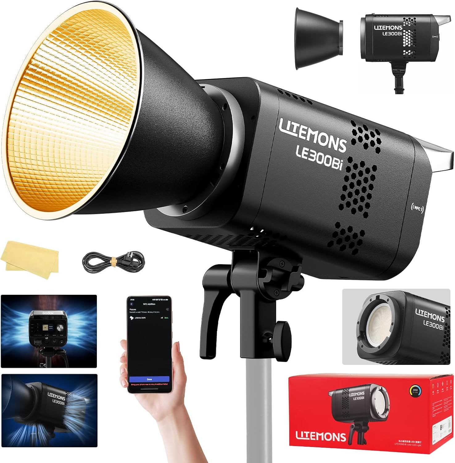 Photography Led Lighting Kit - مجموعة إضاءة فيديو LED RGB، 3