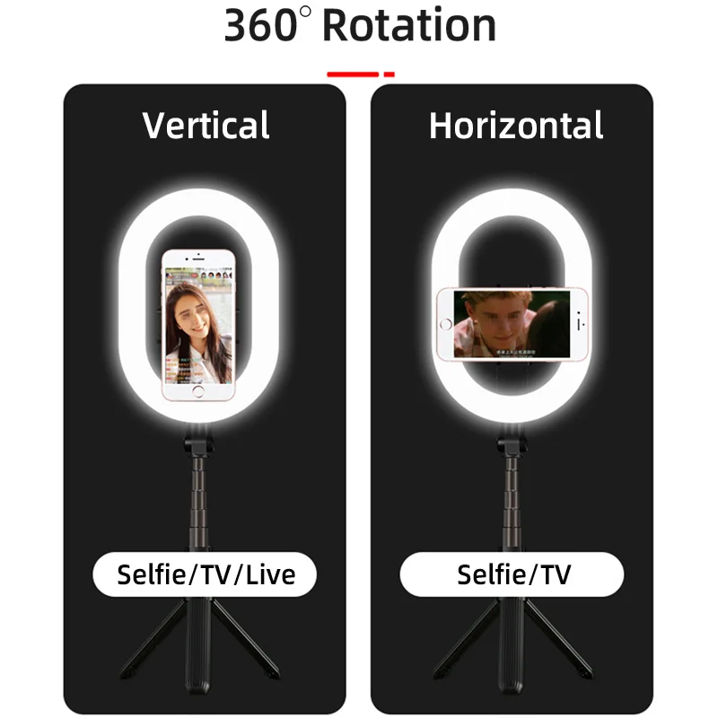 Photography Lighting Options - إضاءة حلقية للسيلفي للتصوير الفوتوغرافي مع