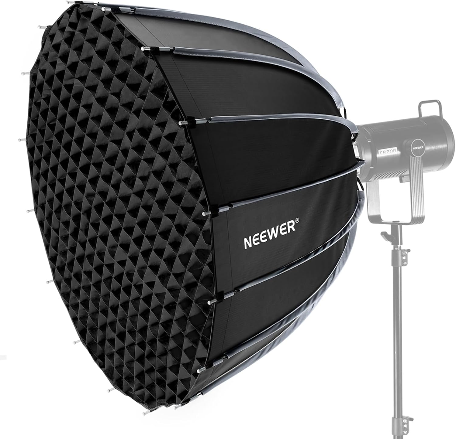 Photography Lighting Bag - صندوق إضاءة بارابولي مع قاعدة بوينز،