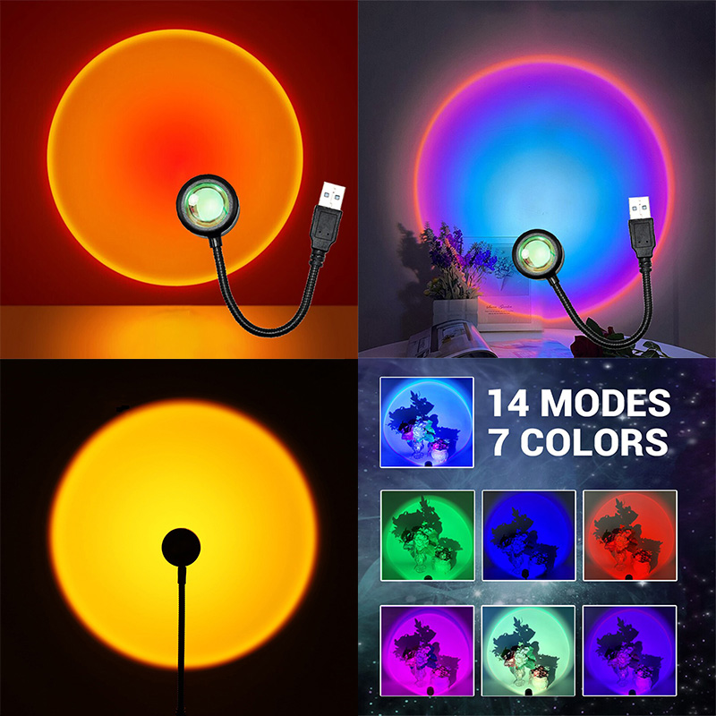 Photography Lighting Wall - ZK40 LED مصباح غروب الشمس أضواء
