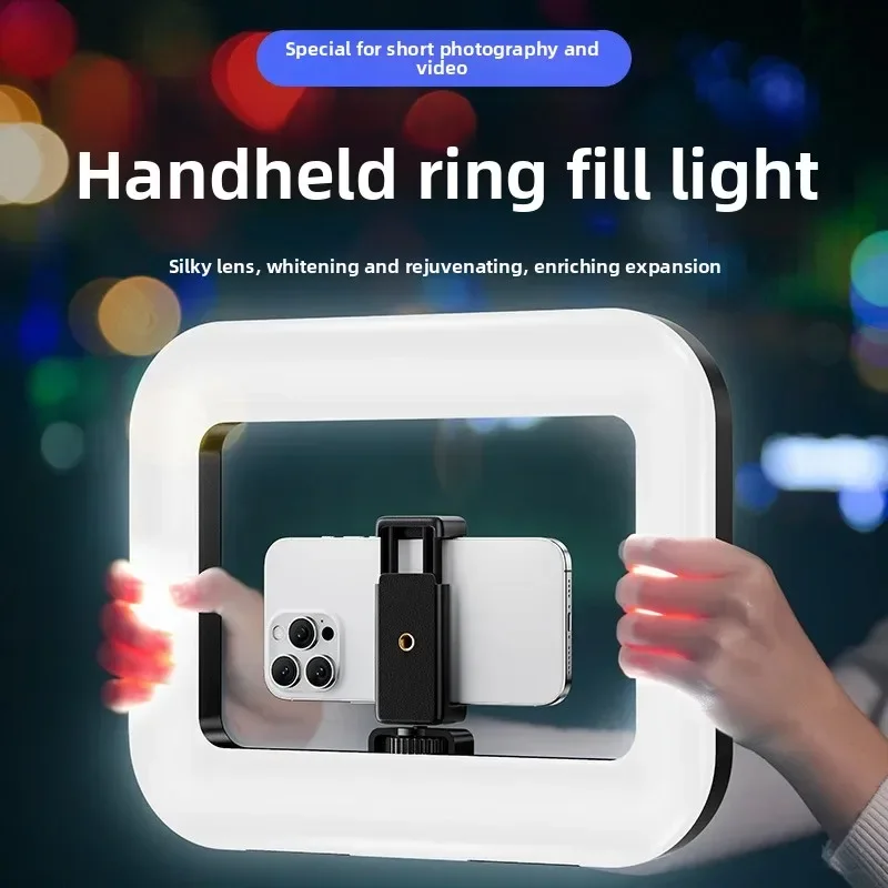 Photography Lighting Set Up - ضوء LED حلقي محمول باليد جديد