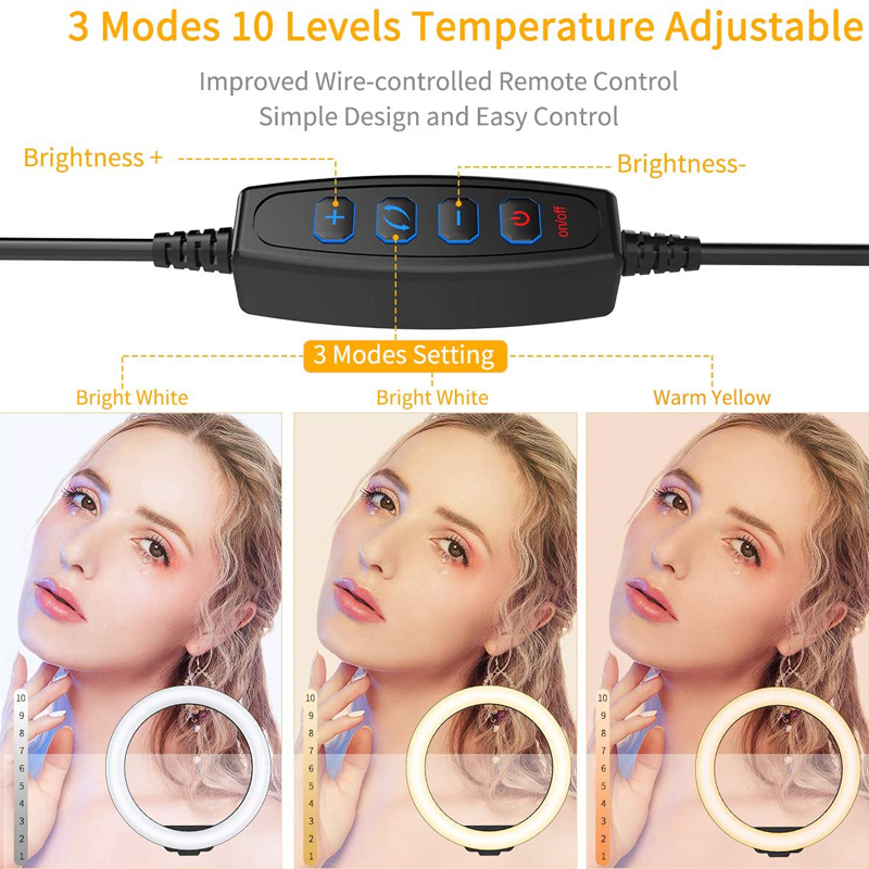 إضاءة حلقية للسيلفي بحجم 16/26 - مراجعة Photography Lighting Set Up وسعره