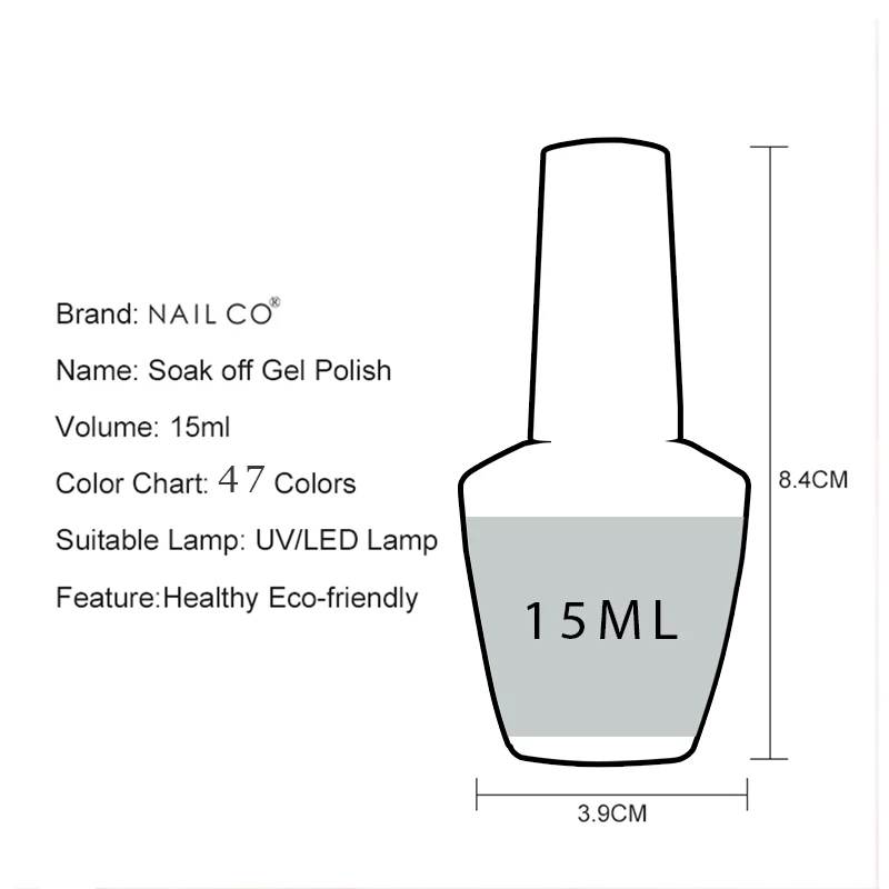 NAILCO 15 مللي الجمل القهوة هل - مراجعة Coloured Gel Set وسعره