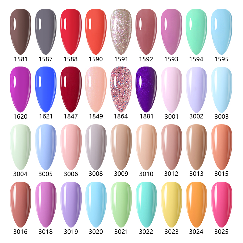NAILCO 15 مللي الجمل القهوة هل - مراجعة Coloured Gel Set وسعره