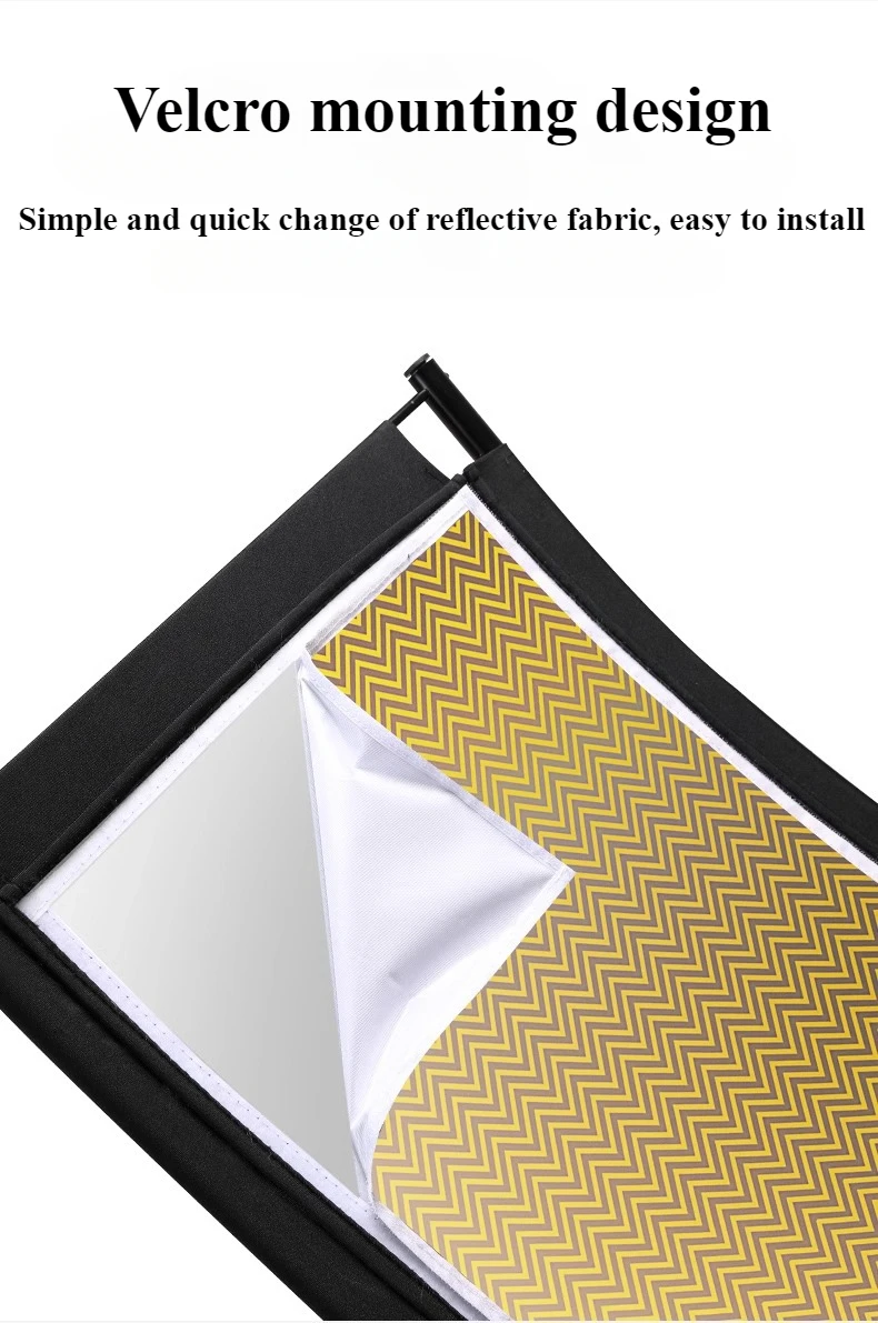 4-Color القماش U-نوع عاكس للطي - مراجعة Photography Lighting Type وسعره