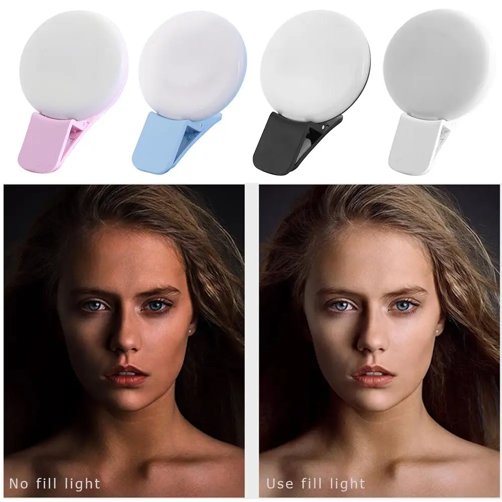 الهاتف المحمول LED Selfie Ring - مراجعة Photography Lighting Set Up وسعره