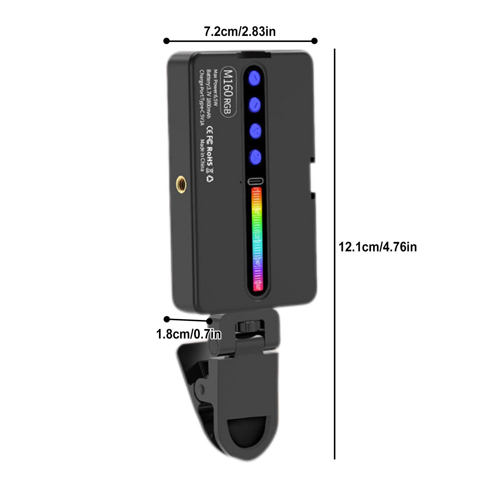 ضوء فيديو LED RGB بقوة 6.5 واط - مراجعة Photography Lighting Type وسعره