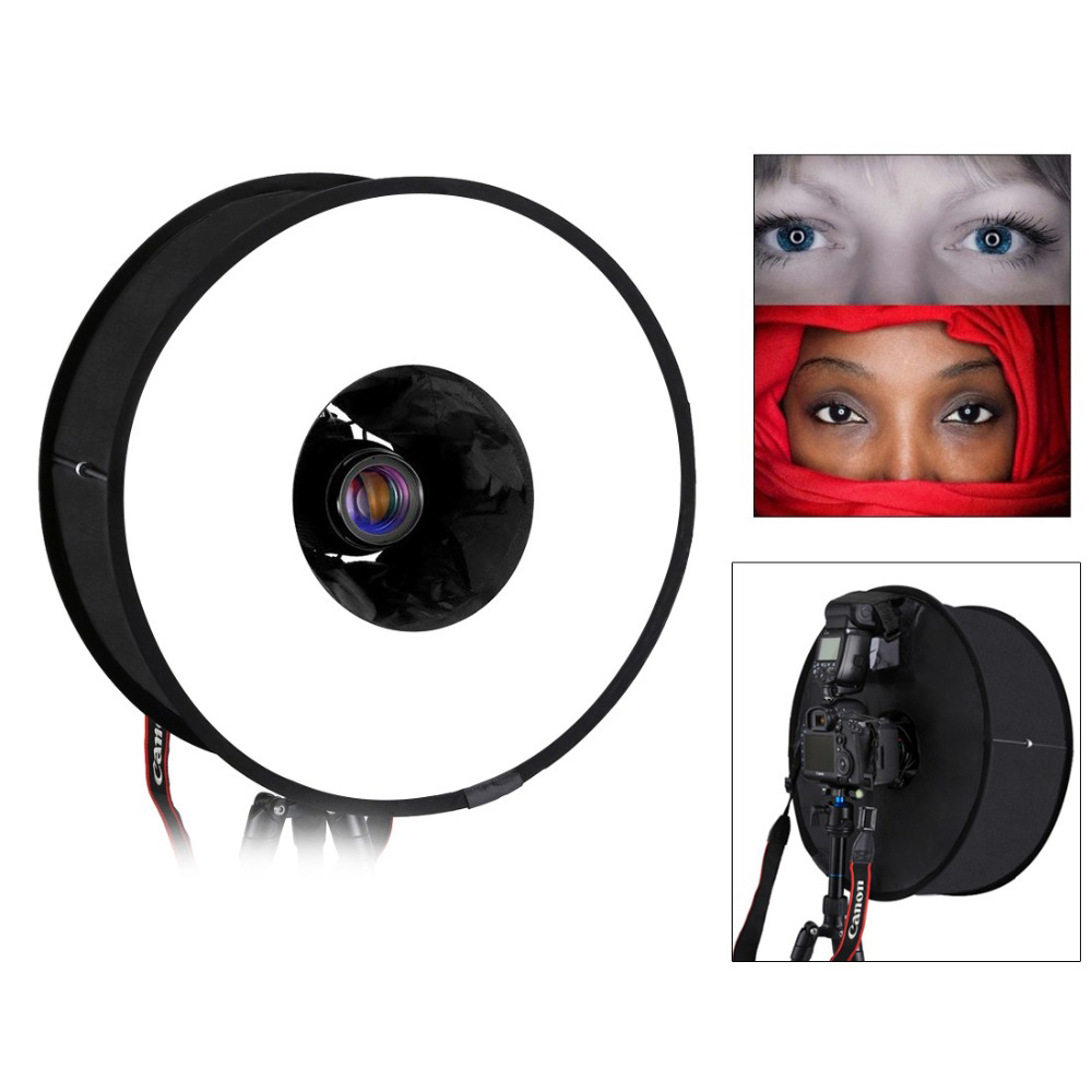 صندوق إضاءة دائري 45 سم للفلاش - مراجعة Photography Lighting Case وسعره