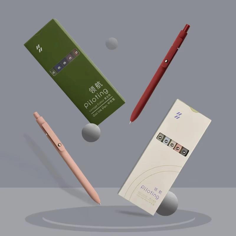 مجموعة أقلام جل بـ 5 ألوان، حب - مراجعة Coloured Gel Set وسعره