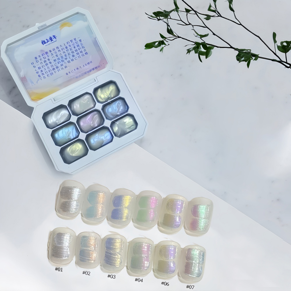 طلاء أظافر جل جديد بـ 9 ألوان  - مراجعة Photography Lighting Gels وسعره
