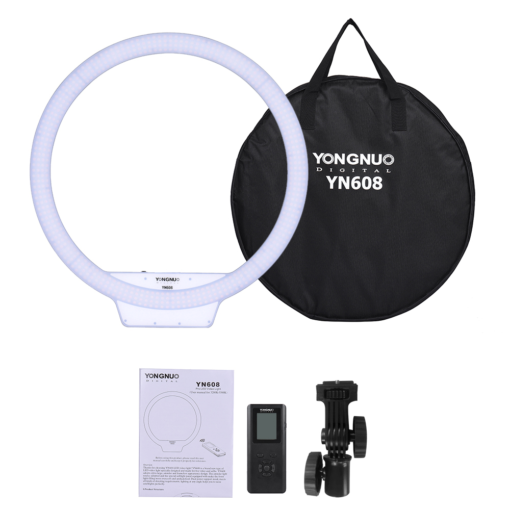 YONGNUO YN608 ستوديو حلقة LED  - مراجعة Photography Lighting Options وسعره
