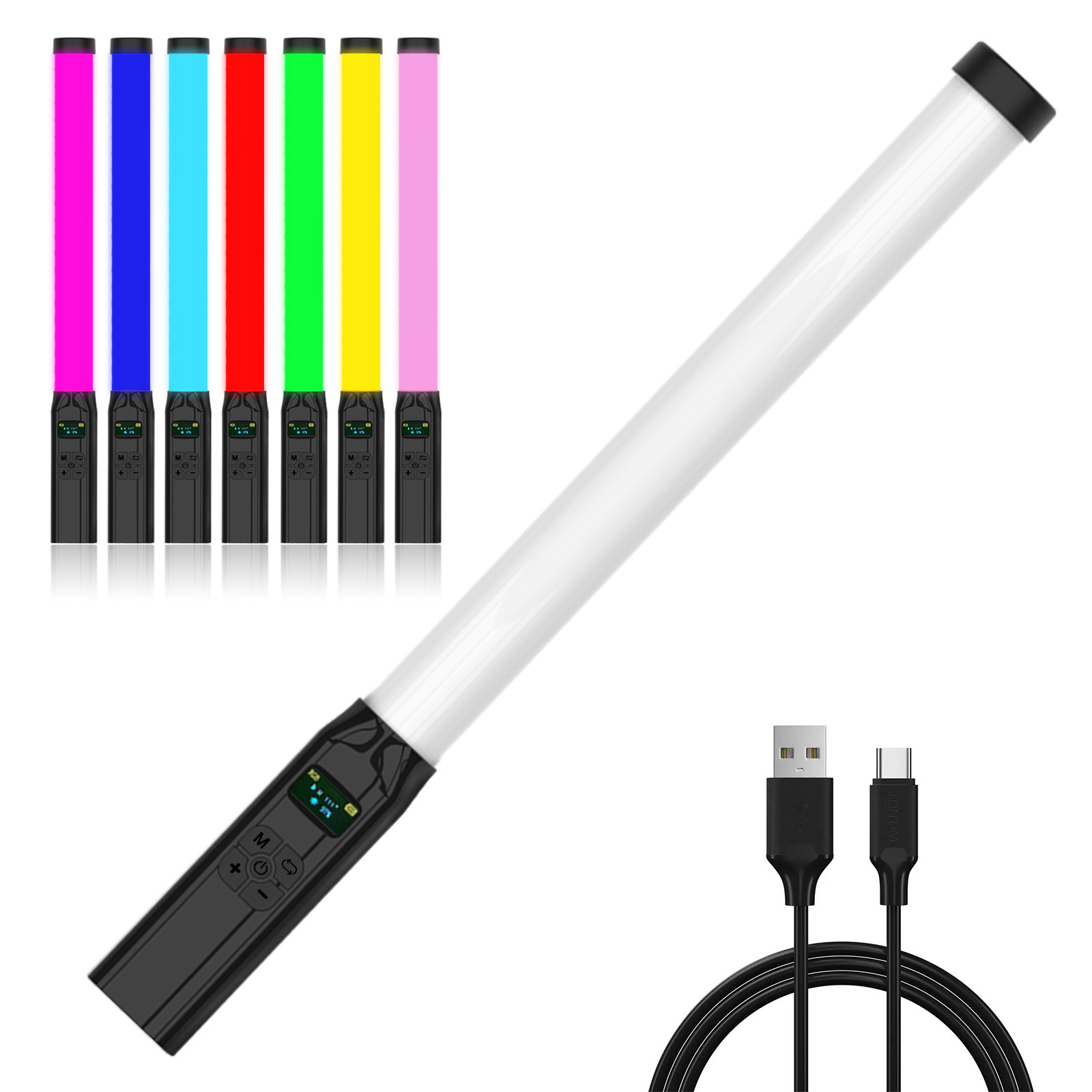 50 سنتيمتر RGB عصا ضوء عصا خفي - مراجعة Photography Lighting Type وسعره