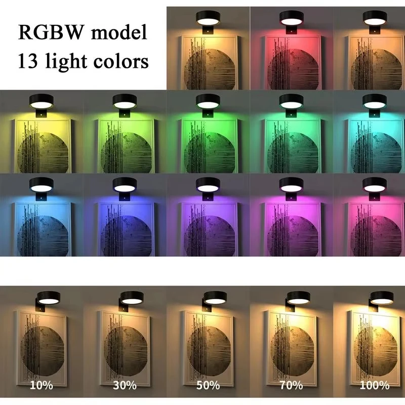 إضاءة جدارية مغناطيسية LED قاب - مراجعة Photography Lighting Wall وسعره