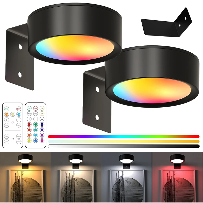 إضاءة جدارية مغناطيسية LED قاب - مراجعة Photography Lighting Wall وسعره