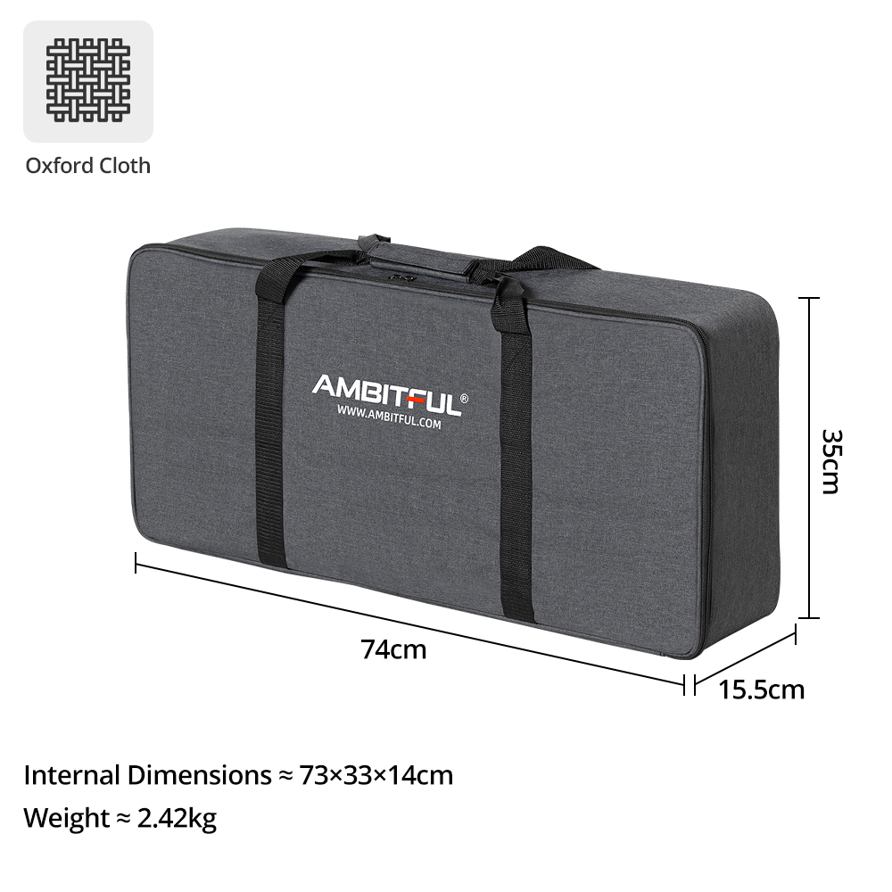 حقيبة حمل محمولة جديدة من AMBI - مراجعة Photography Lighting Case وسعره