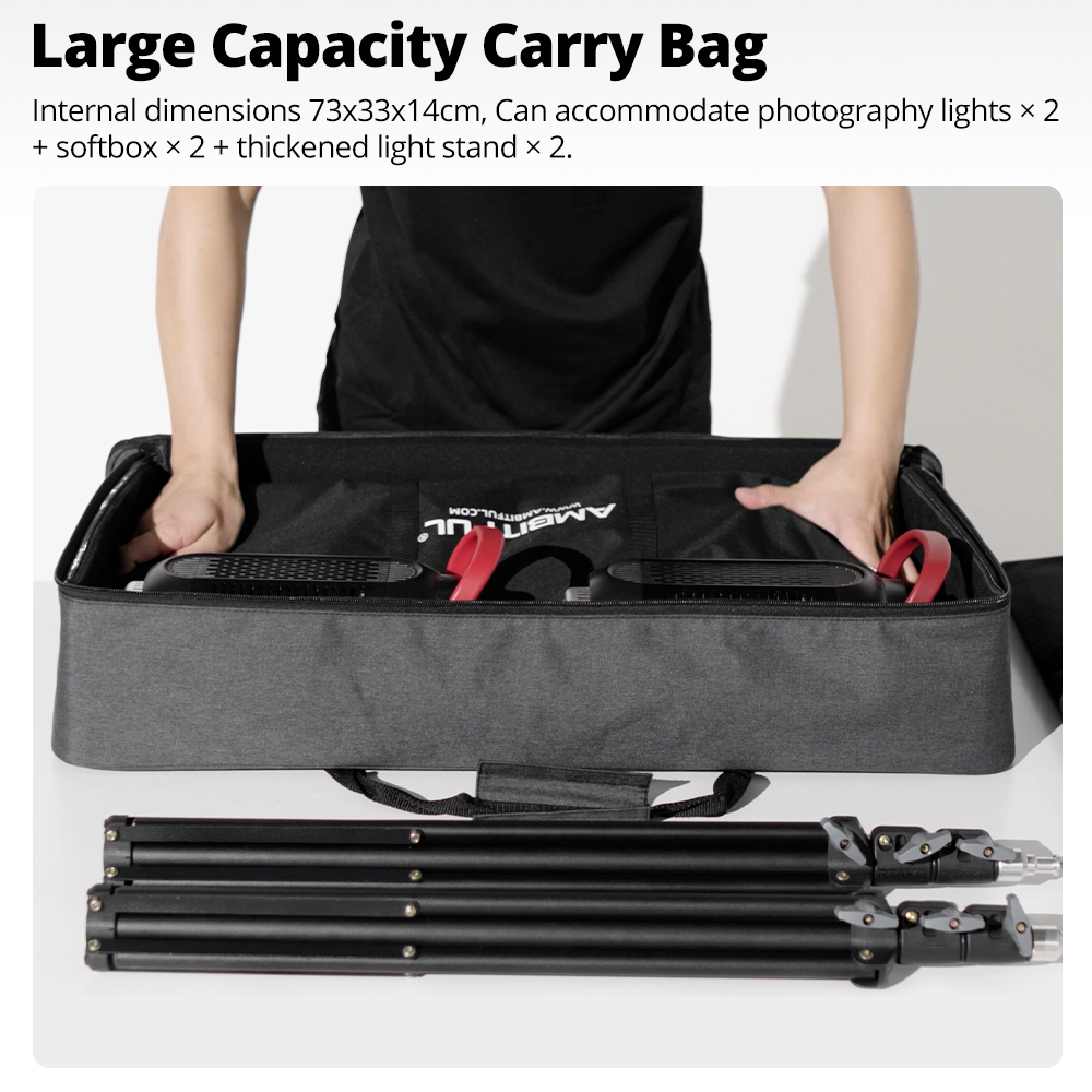 حقيبة حمل محمولة جديدة من AMBI - مراجعة Photography Lighting Case وسعره