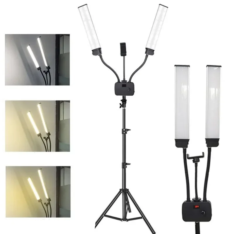 ضوء تصوير LED بأنبوب مزدوج الذ - مراجعة Photography Still Life Lighting وسعره