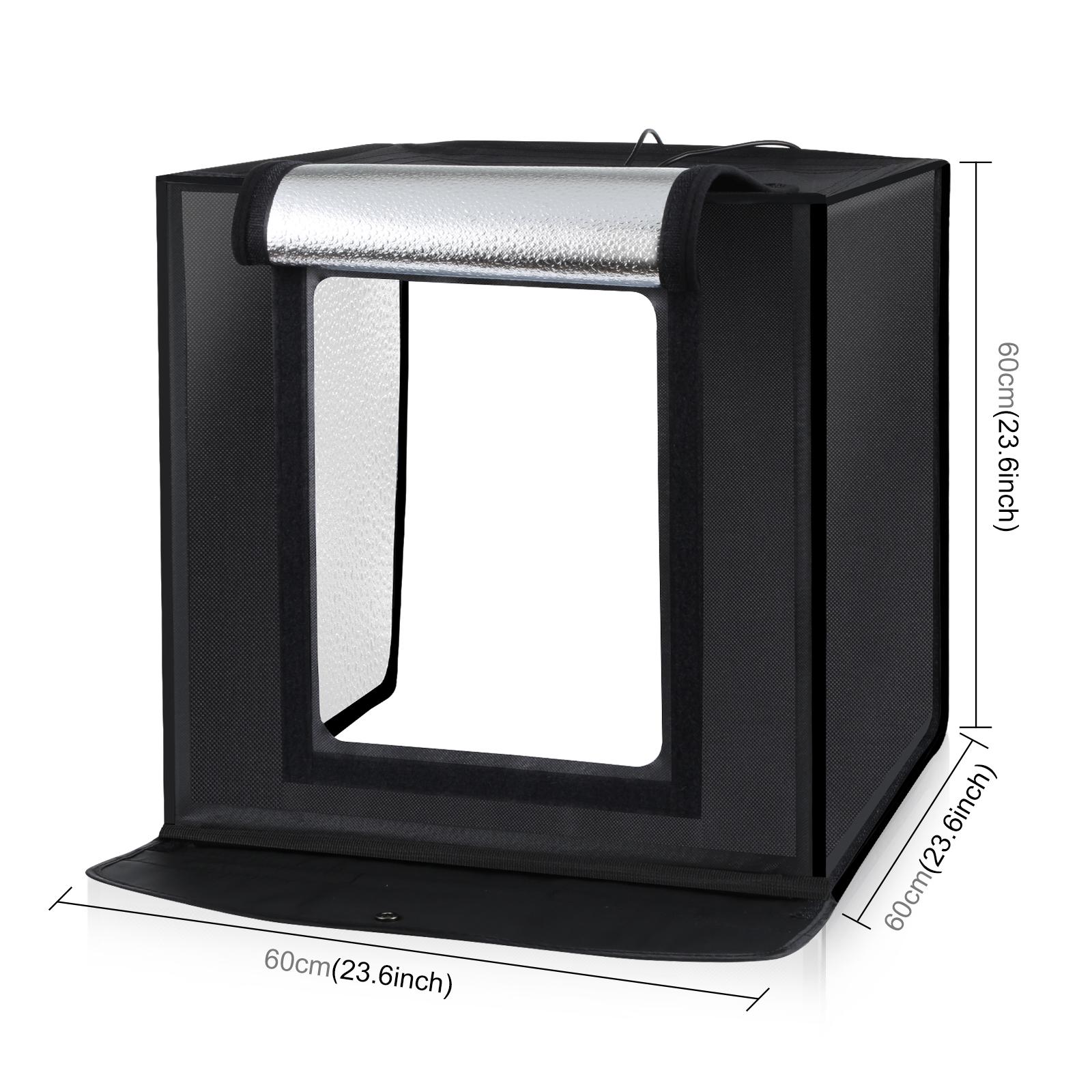 PULUZ 60 سنتيمتر استوديو الصور - مراجعة Photography Lighting Set Up وسعره