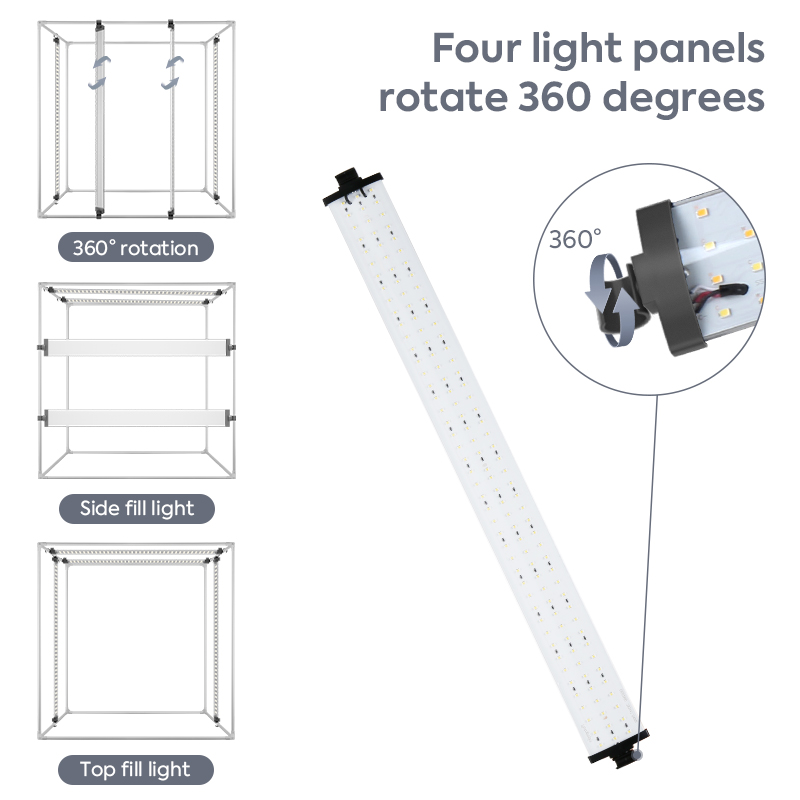 مجموعة إضاءة استوديو التصوير ا - مراجعة Photography Led Lighting Kit وسعره